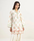 2 Piece - Embroidered Lawn Suit | Floral Elegance