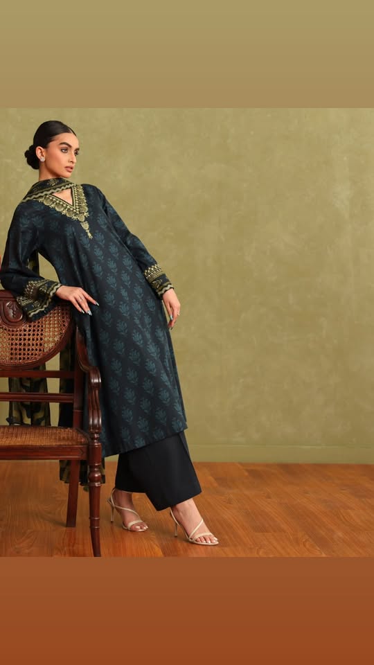Stitched Lawn 3 Piece – Elegant Printed Ensemble