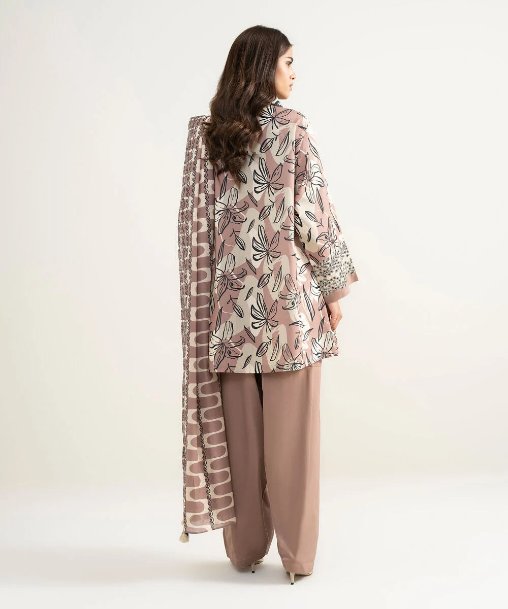Rosy Garden 3 Piece Lawn Suit